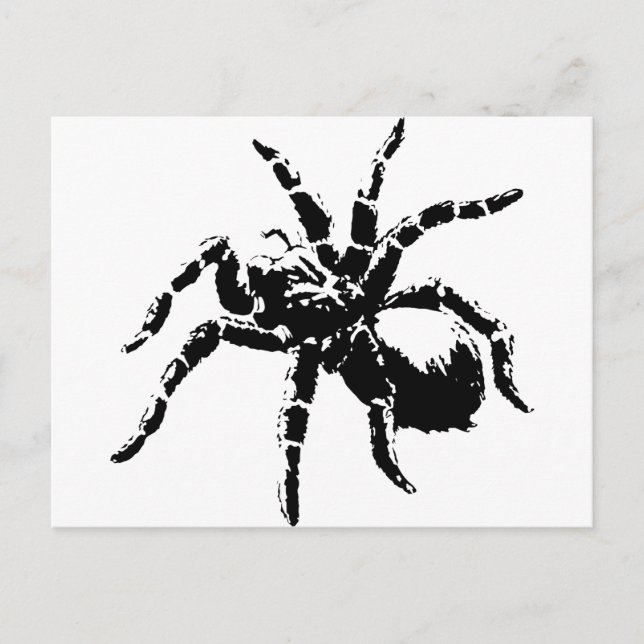Postal Crepiente diseño de Tarantula (Anverso)