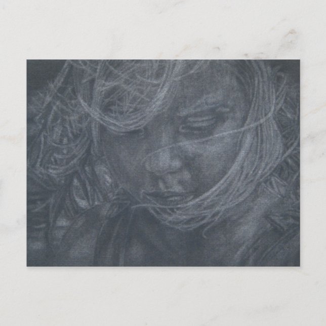 Postal Crepúsculo de la playa (Anverso)