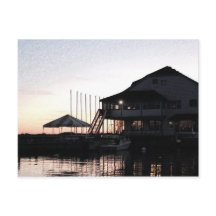 Crepúsculo en el frente del lago, Kingston, Ontari