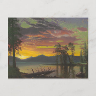 Postal Crepúsculo, Lago Tahoe, c.1870 (aceite sobre lienz