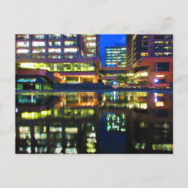 Postal Crepúsculo Reflexión Municipal Hull Quebec