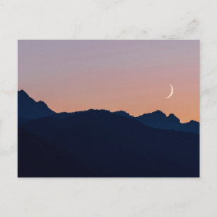Postal Crescent Moon & Venus   Seabeck, Washington
