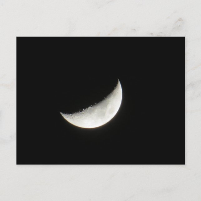 Postal Crescent Waxing Moon (Anverso)
