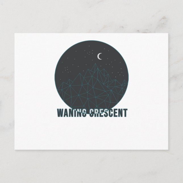 Postal Crescente menguante (Anverso)