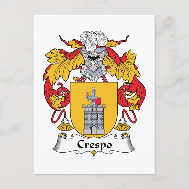 Postal Crespo familiar (Anverso)