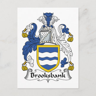 Postal Crest de familia Brooksbank