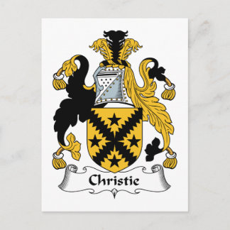 Postal Crest de familia Christie