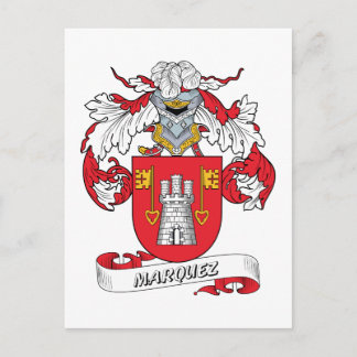 Postal Crest de familia Marquez