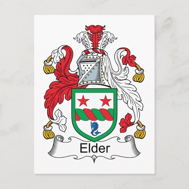 Postal Crest de familia mayor (Anverso)