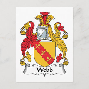 Postal Crest de familia Webb