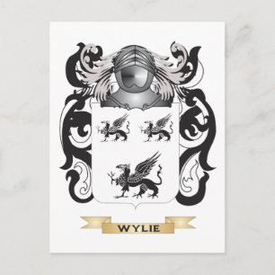 Postal Crest de la familia Wylie (escudo de armas)