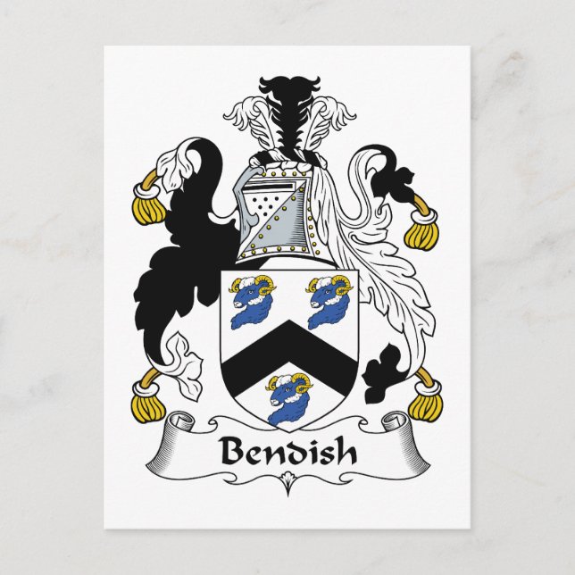 Postal Crest familiar bendita (Anverso)