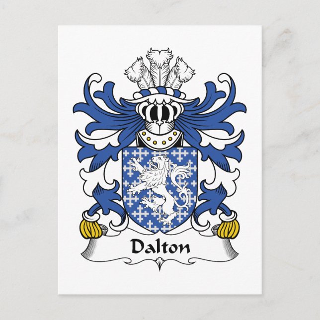 Postal Crest familiar Dalton (Anverso)