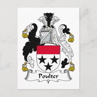 Postal Crest familiar de aves de corral