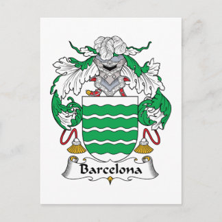 Postal Crest familiar de Barcelona