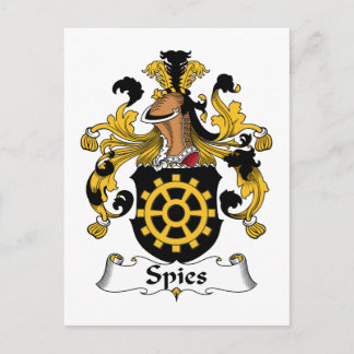Postal Crest familiar de espías