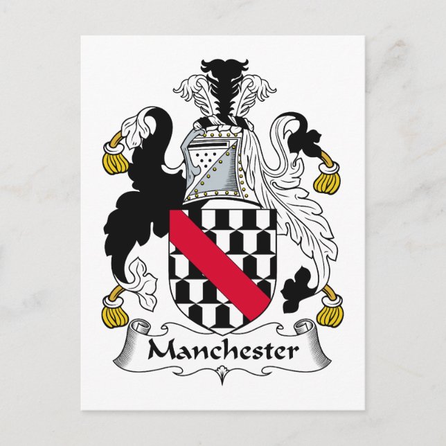 Postal Crest familiar de Manchester (Anverso)