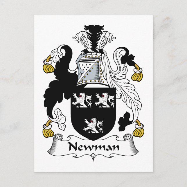 Postal Crest familiar de Newman (Anverso)