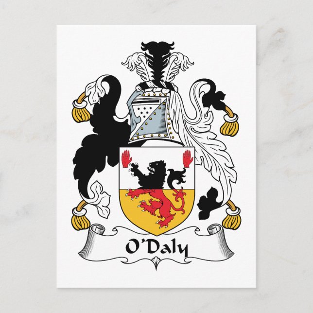 Postal Crest familiar de O'Daly (Anverso)