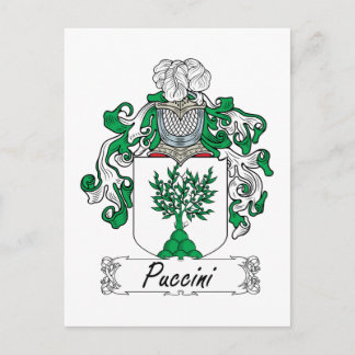 Postal Crest familiar de Puccini