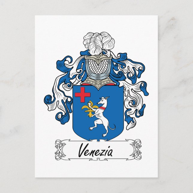 Postal Crest familiar de Venezuela (Anverso)