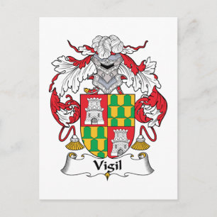 Postal Crest familiar de vigilia