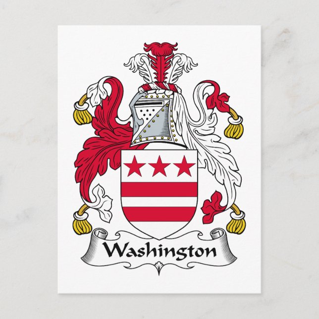 Postal Crest familiar de Washington (Anverso)