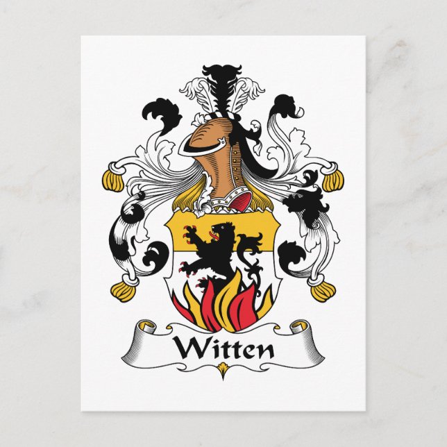 Postal Crest familiar de Witten (Anverso)