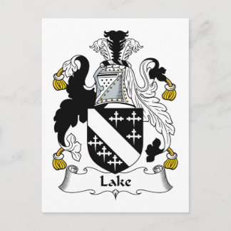 Postal Crest familiar del lago