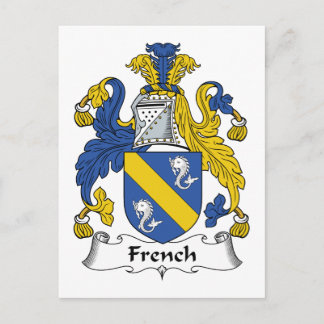 Postal Crest familiar francés