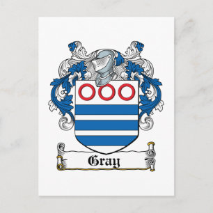 Postal Crest familiar gris