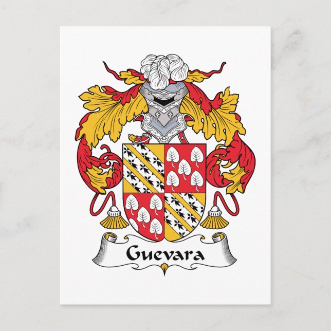 Postal Crest familiar Guevara (Anverso)