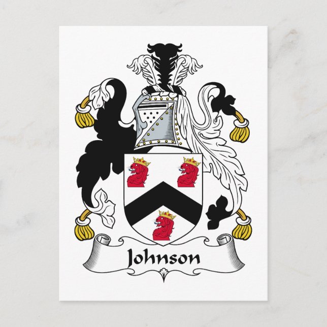 Postal Crest familiar Johnson (Anverso)