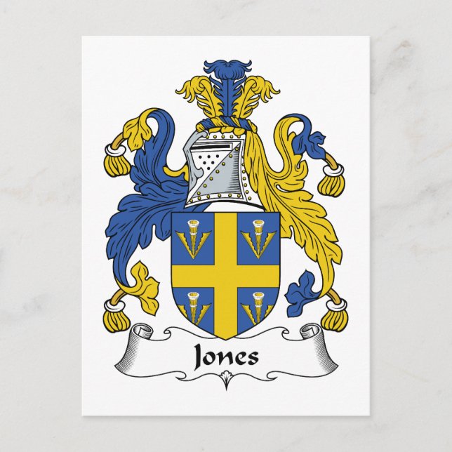 Postal Crest familiar Jones (Anverso)