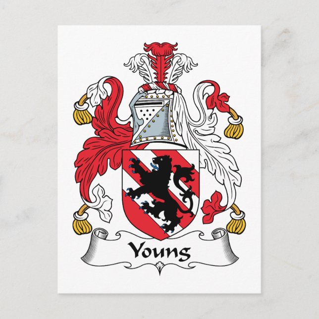 Postal Crest familiar joven (Anverso)
