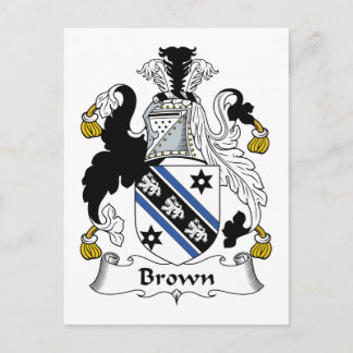 Postal Crest familiar marrón