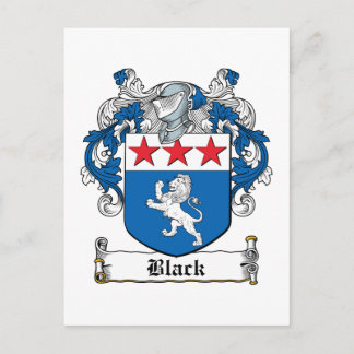 Postal Crest familiar negro