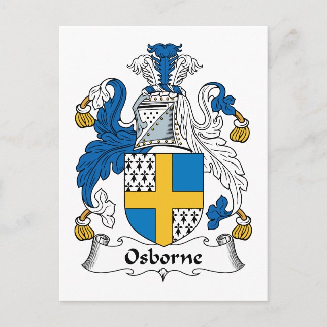 Postal Crest familiar Osborne (Anverso)