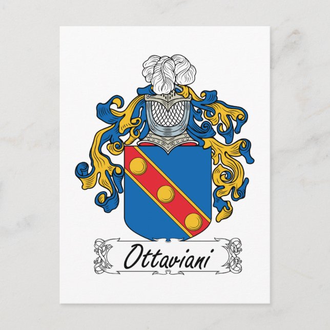 Postal Crest familiar Ottaviani (Anverso)