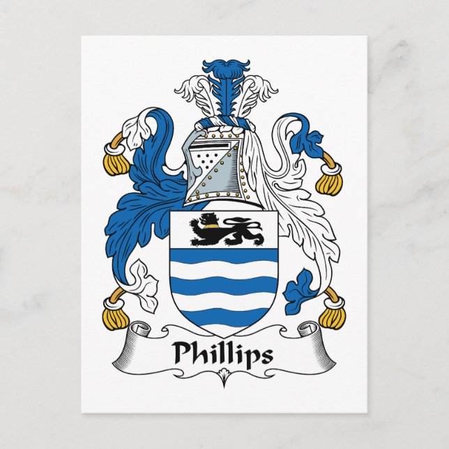 Postal Crest familiar Phillips (Anverso)