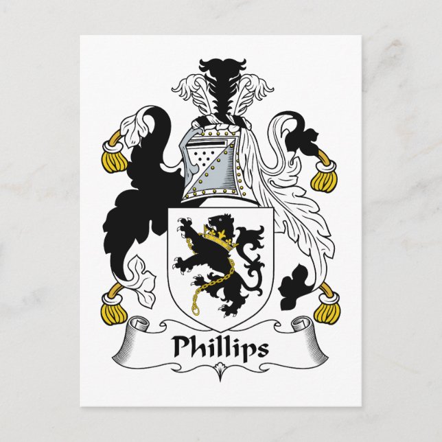 Postal Crest familiar Phillips (Anverso)