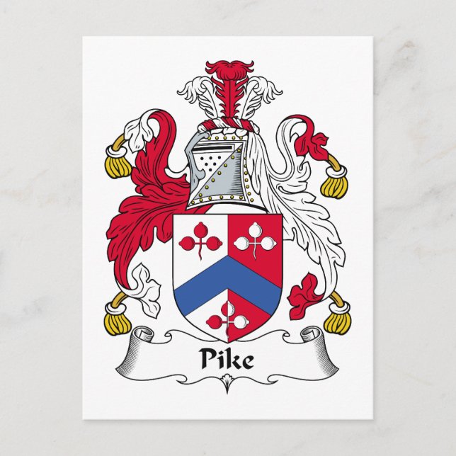 Postal Crest familiar Pike (Anverso)