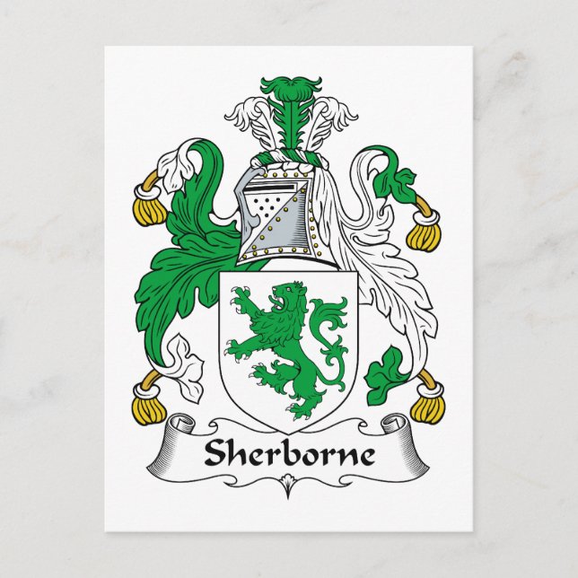 Postal Crest familiar Sherborne (Anverso)