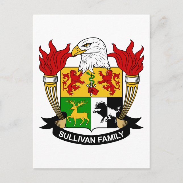 Postal Crest familiar Sullivan (Anverso)