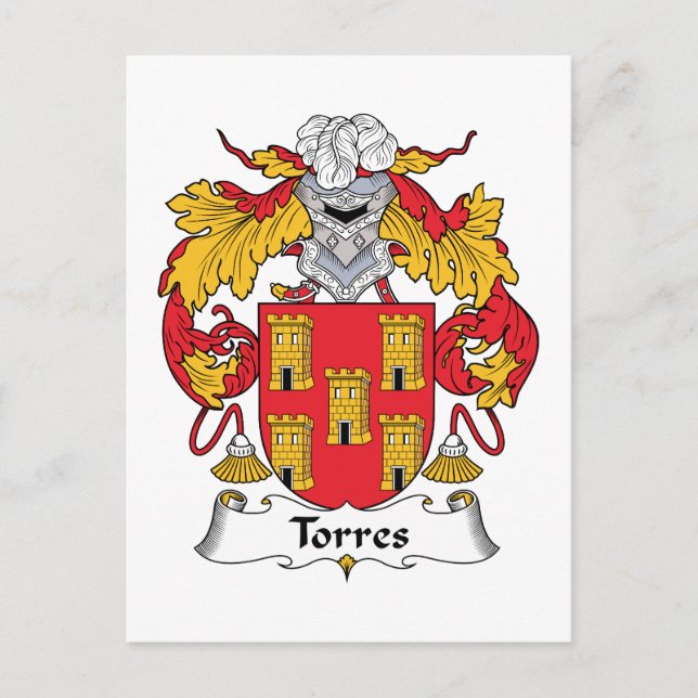 Postal Crest familiar Torres (Anverso)