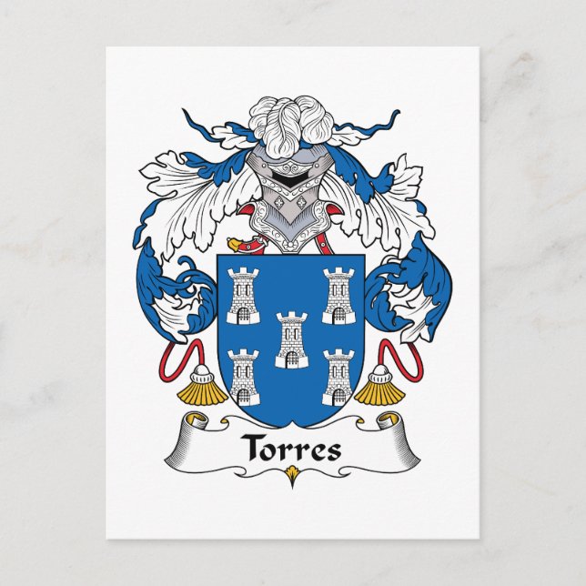 Postal Crest familiar Torres (Anverso)