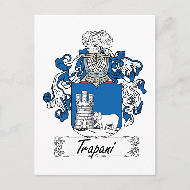 Postal Crest familiar Trapani (Anverso)