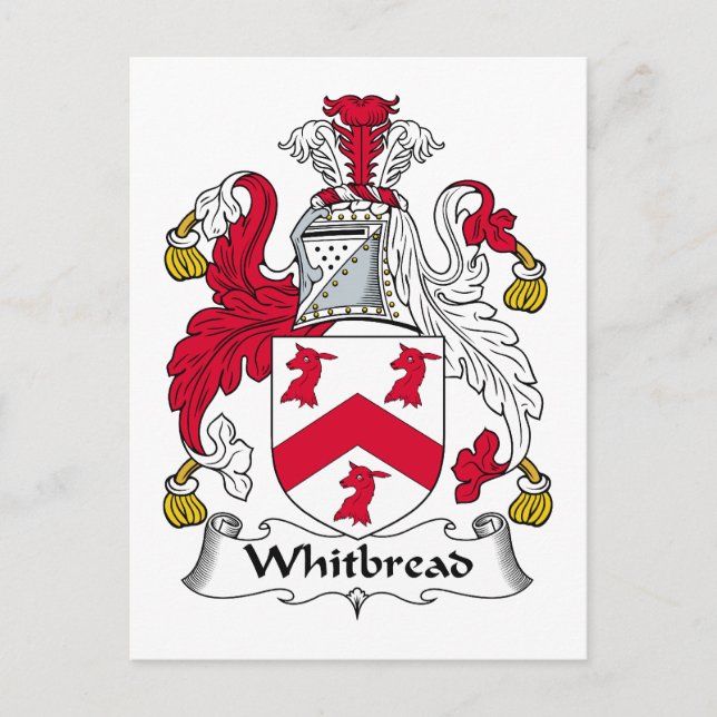 Postal Crest familiar Whitbread (Anverso)