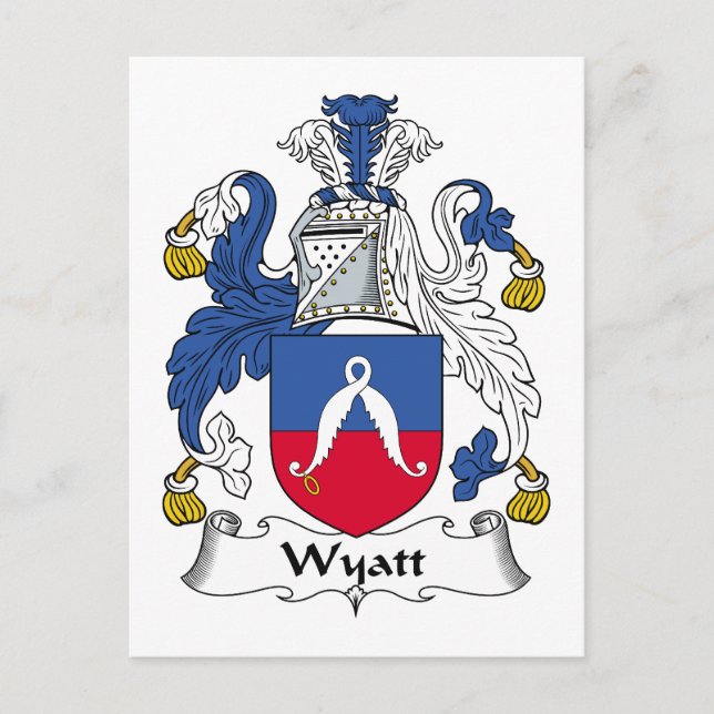 Postal Crest familiar Wyatt (Anverso)