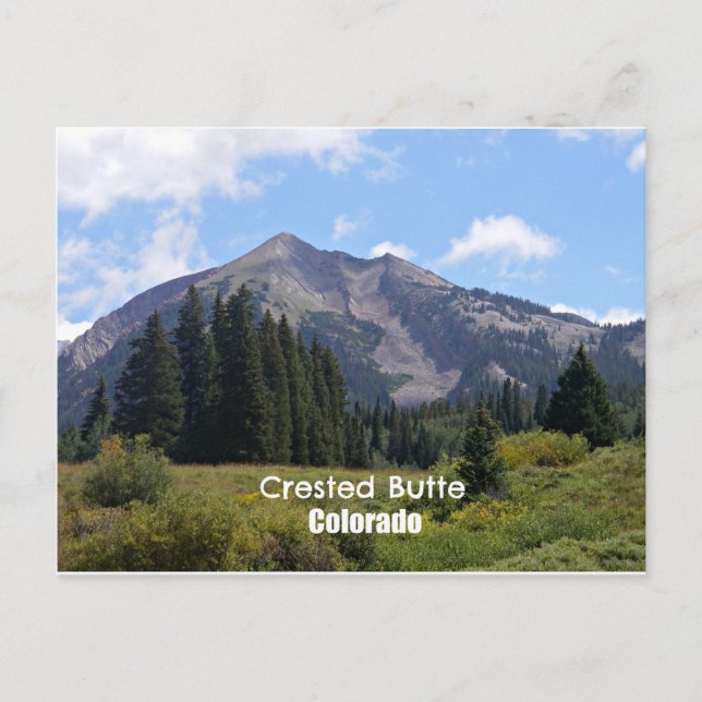 Postal Crested Butte, Colorado (Anverso)